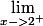 \lim_{x-> 2^+}